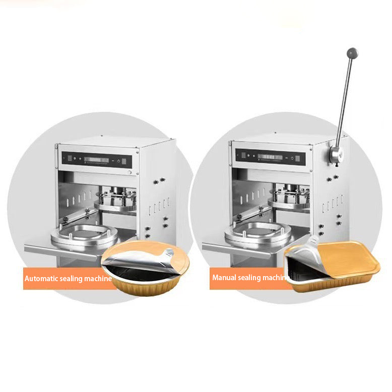 Aluminum Foil Take-Out Box | Round Shallow | Sealable