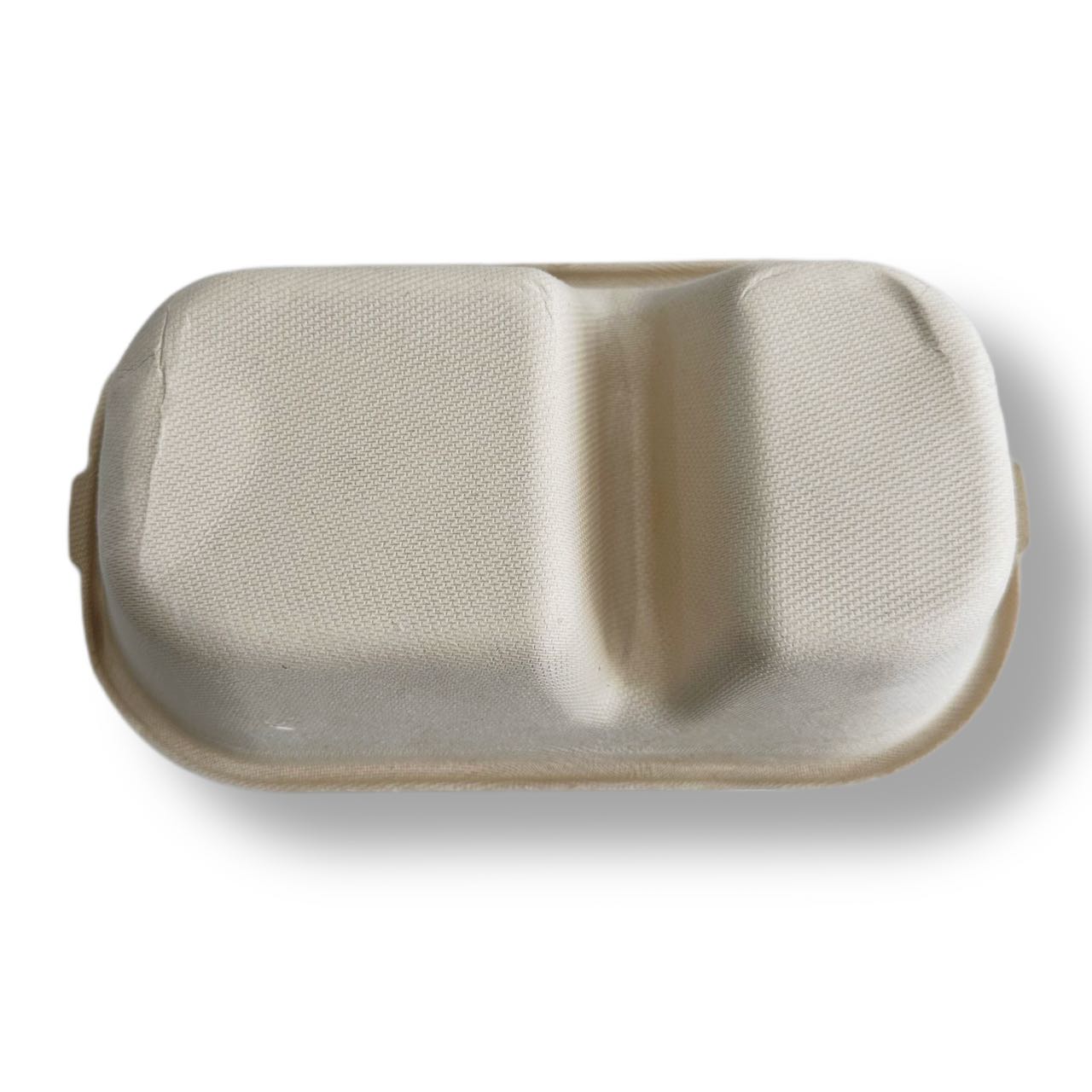 Double Compartment To-Go Box | Sugar Cane