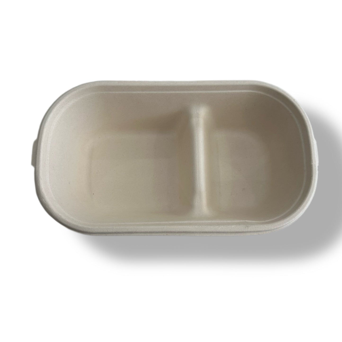 Double Compartment To-Go Box | Sugar Cane